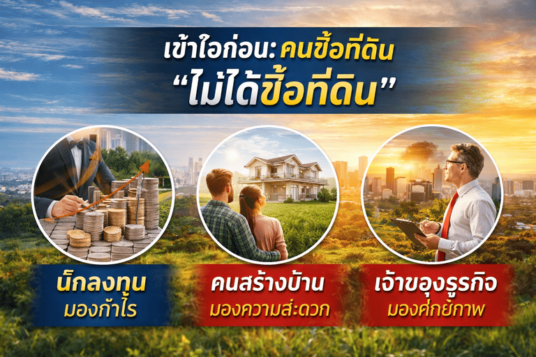 วิธีขายที่ดิน ไม่ผ่านนายหน้า