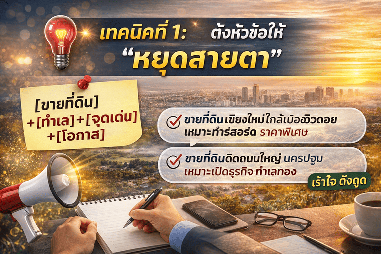 ลงประกาศขายที่ดิน