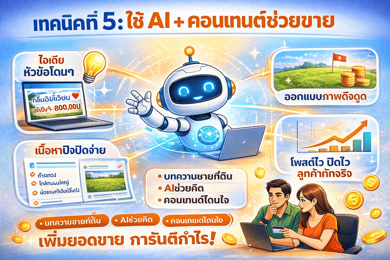 ขายที่ดินให้ได้เร็ว