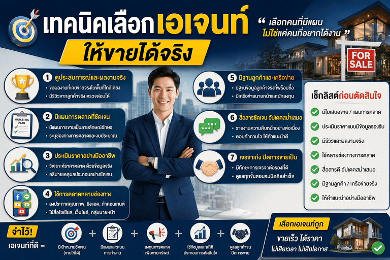 วิธีเลือกนายหน้า