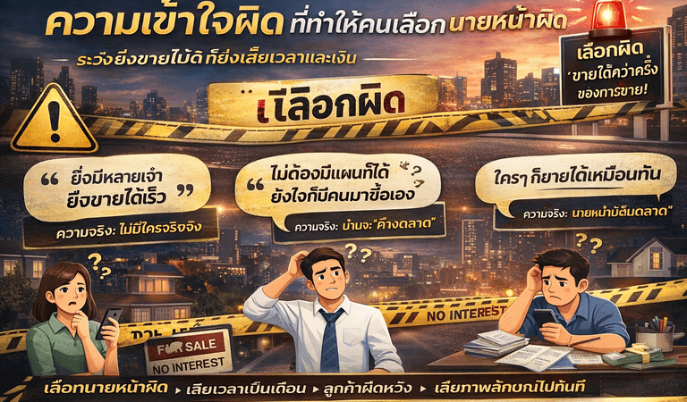 วิธีเลือกนายหน้า