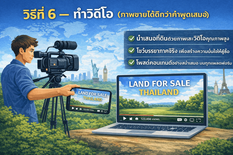 ลงประกาศขายที่ดิน