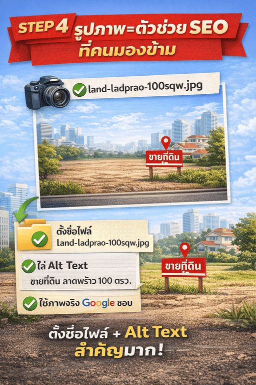 วิธีทำ SEO ขายที่ดิน