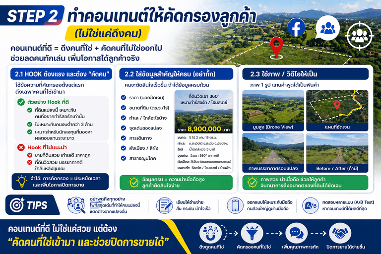 Facebook Ads ขายที่ดิน